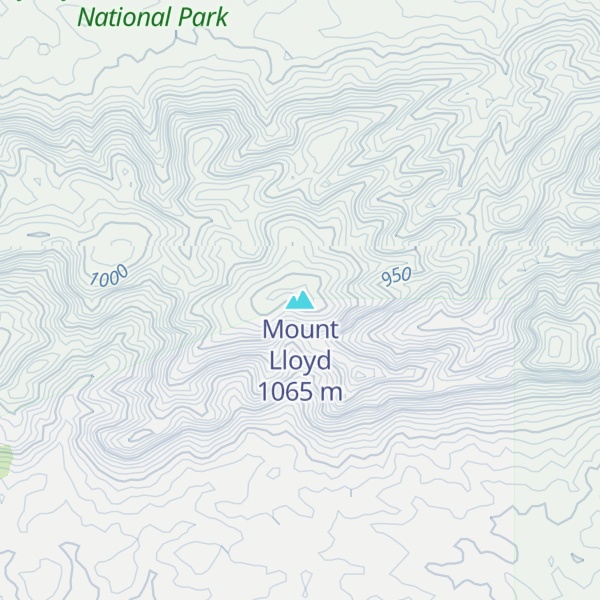 Map of Mount Lloyd