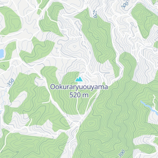 Map of Ookuraryuouyama