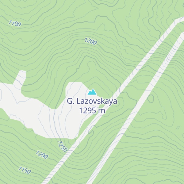 Map of G. Lazovskaya