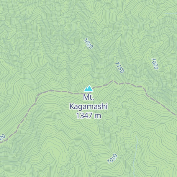 Map of Mt. Kagamashi
