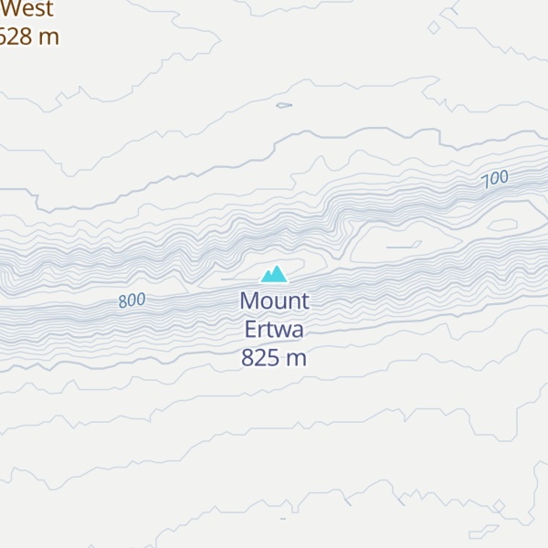 Map of Mount Ertwa