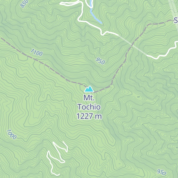 Map of Mt. Tochio