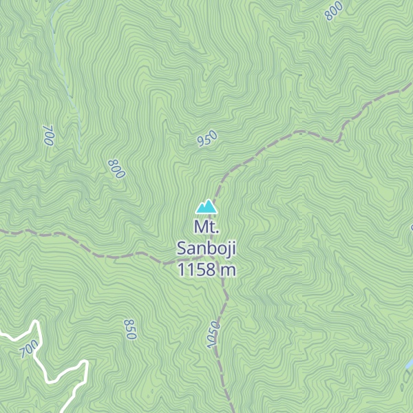 Map of Mt. Sanboji