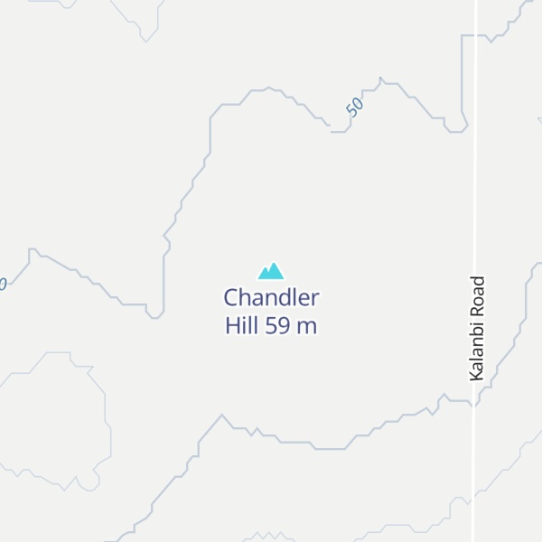Map of Chandler Hill
