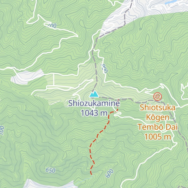 Map of Shiozukamine