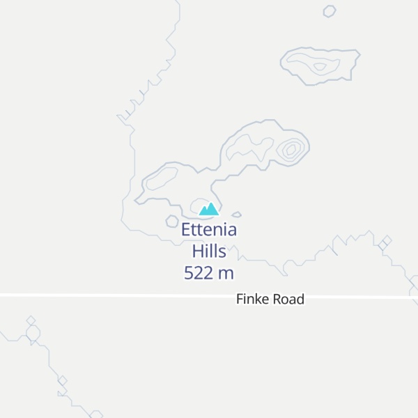 Map of Ettenia Hills