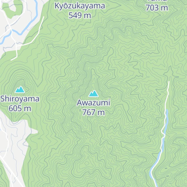 Map of Awazumi