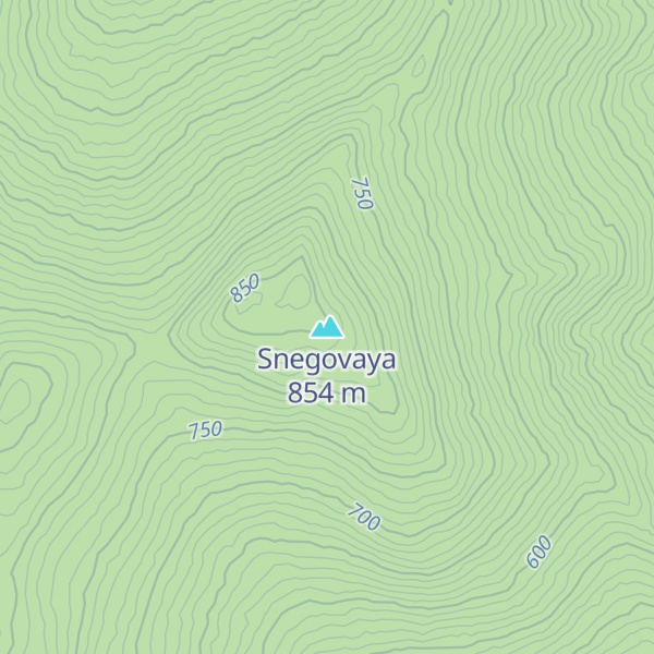 Map of Snegovaya