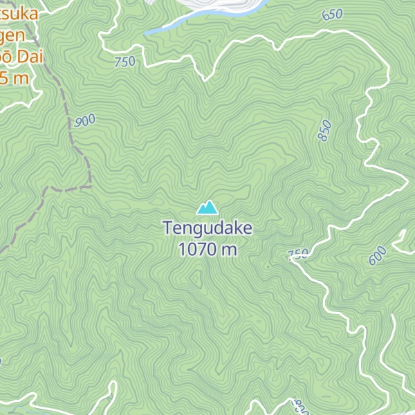 Map of Tengudake