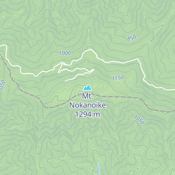 Map of Mt. Nokanoike