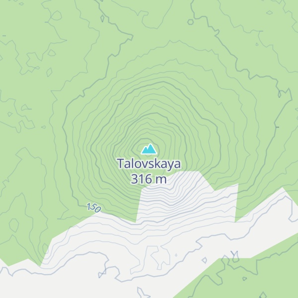 Map of Talovskaya