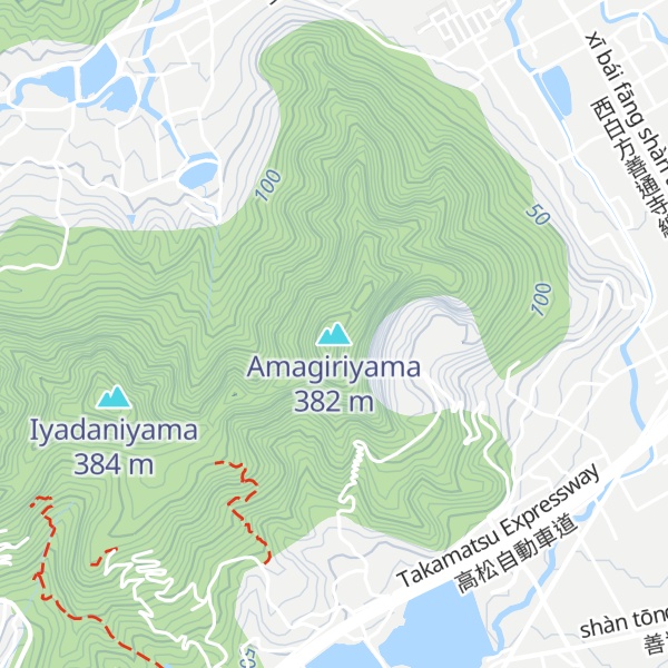 Map of Amagiriyama
