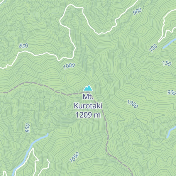 Map of Mt. Kurotaki