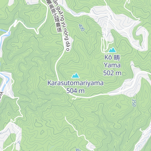 Map of Karasutomariyama