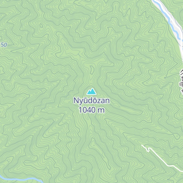 Map of Nyūdōzan