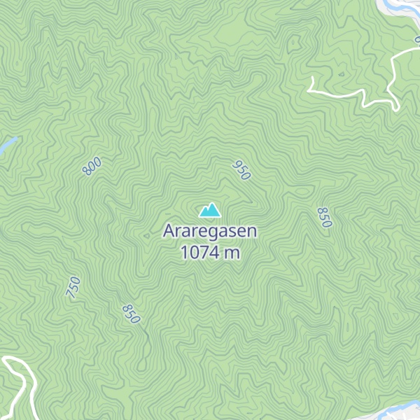 Map of Araregasen
