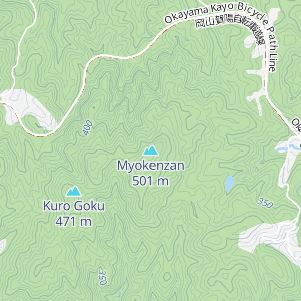 Map of Myokenzan