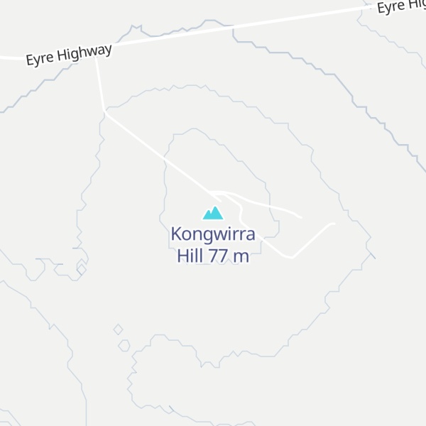 Map of Kongwirra Hill