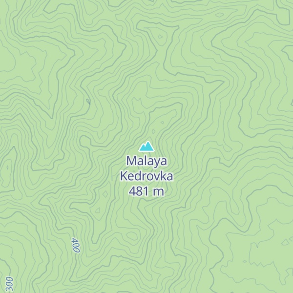 Map of Malaya Kedrovka