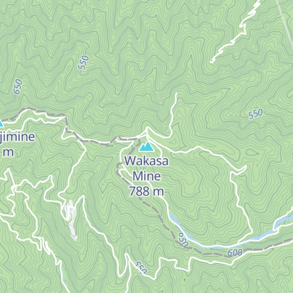 Map of Wakasa Mine