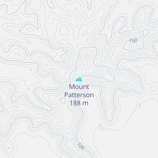 Map of Mount Patterson