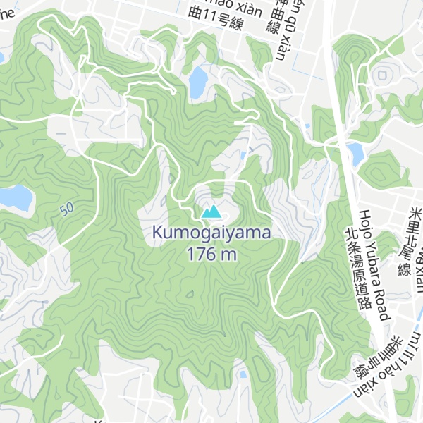 Map of Kumogaiyama