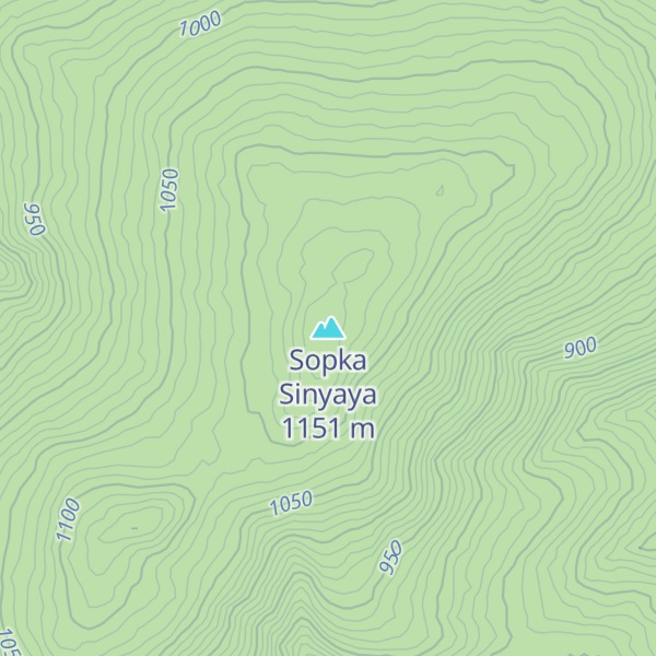 Map of Sopka Sinyaya