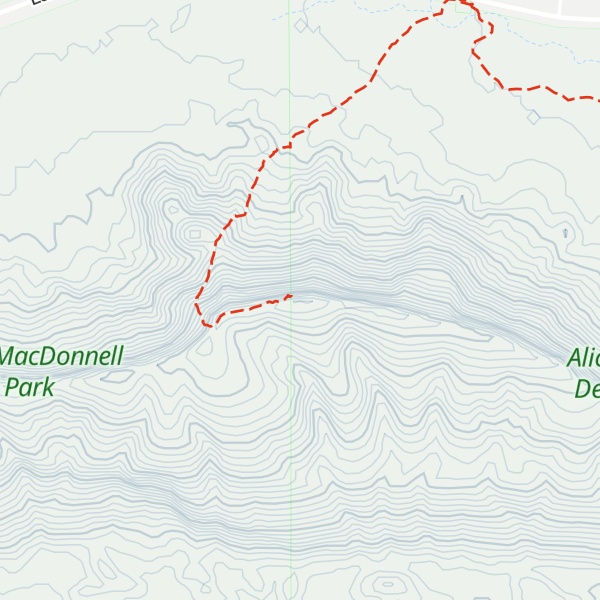 Map of Mount Gillen