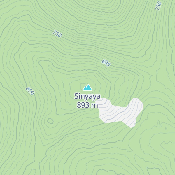Map of Sinyaya
