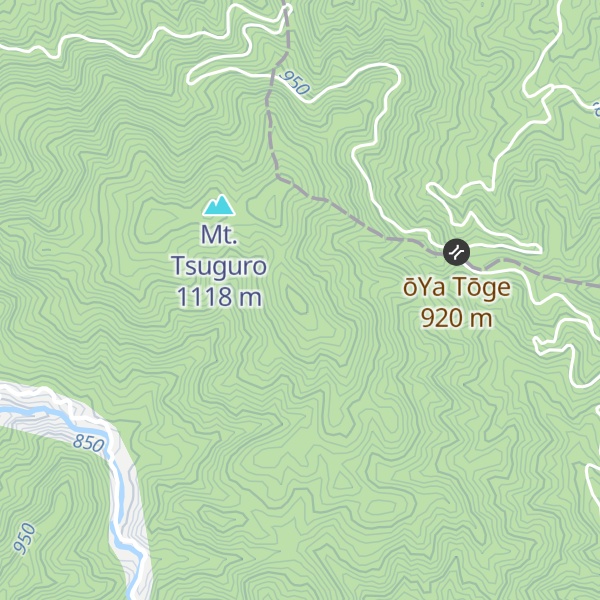 Map of Mt. Shirasu