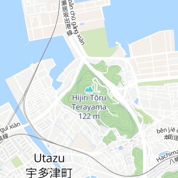 Map of Hijiri Tōru Terayama