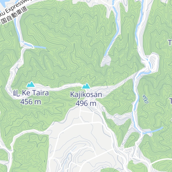 Map of Kajikosan