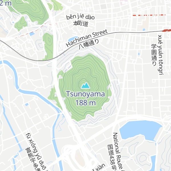 Map of Tsunoyama