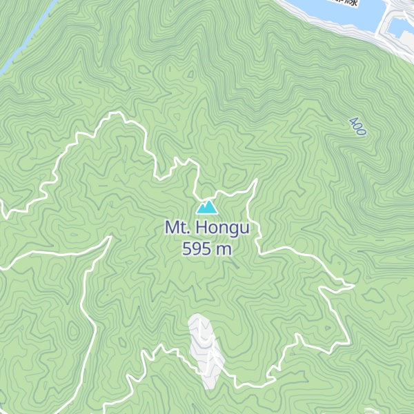 Map of Mt. Hongu