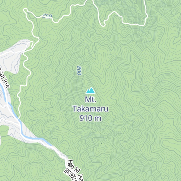 Map of Mt. Takamaru