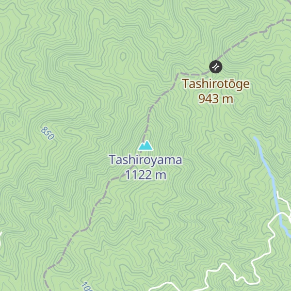 Map of Tashiroyama