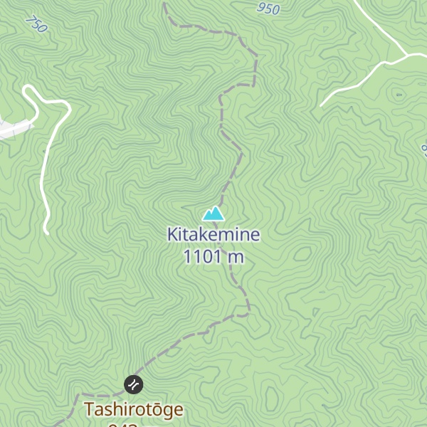 Map of Kitakemine