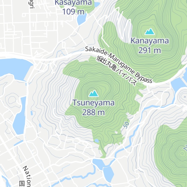 Map of Tsuneyama
