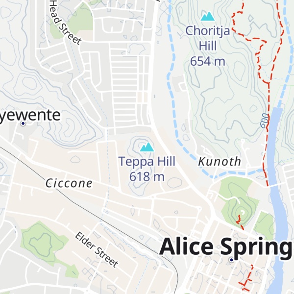 Map of Teppa Hill