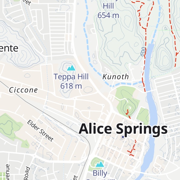 Map of Perta Hill