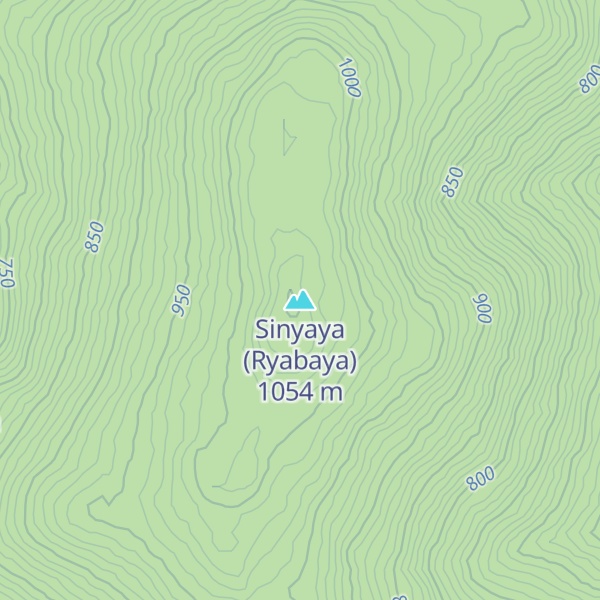 Map of Sinyaya (Ryabaya)