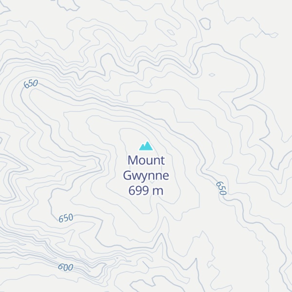 Map of Mount Gwynne