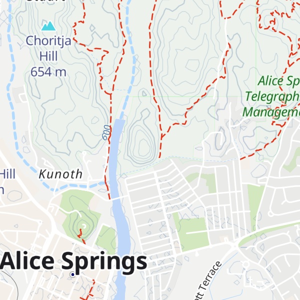 Map of Spencer Hill