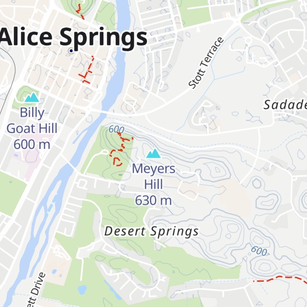 Map of Meyers Hill