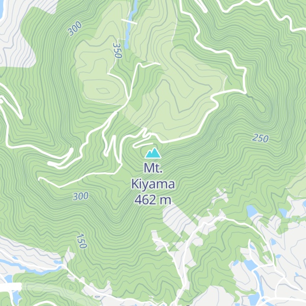 Map of Mt. Kiyama