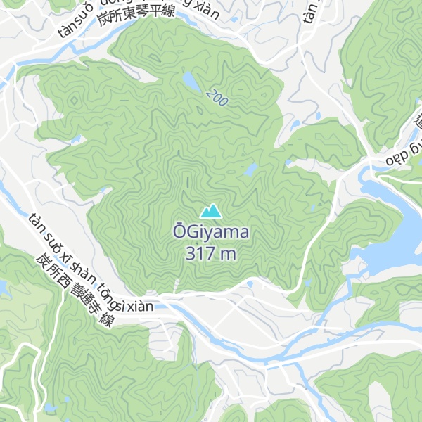 Map of ŌGiyama