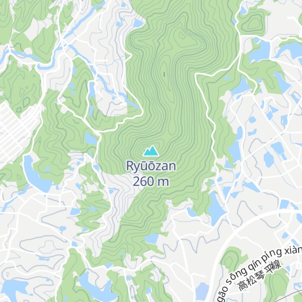 Map of Ryūōzan