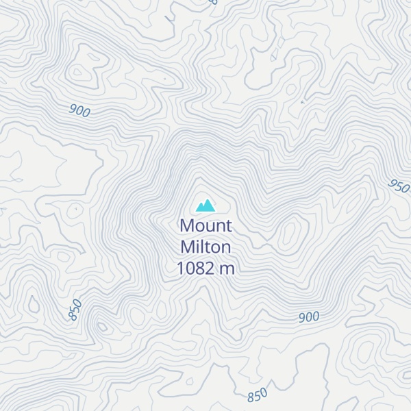 Map of Mount Milton