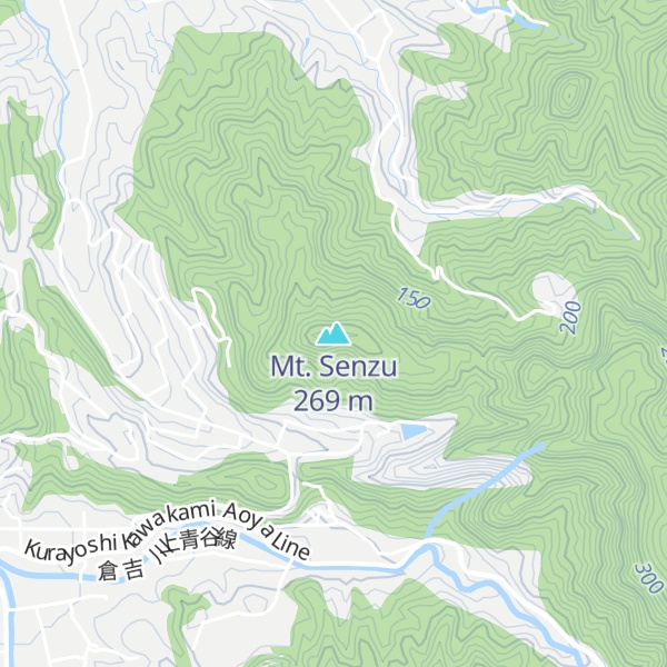 Map of Mt. Senzu