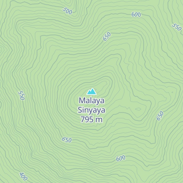 Map of Malaya Sinyaya